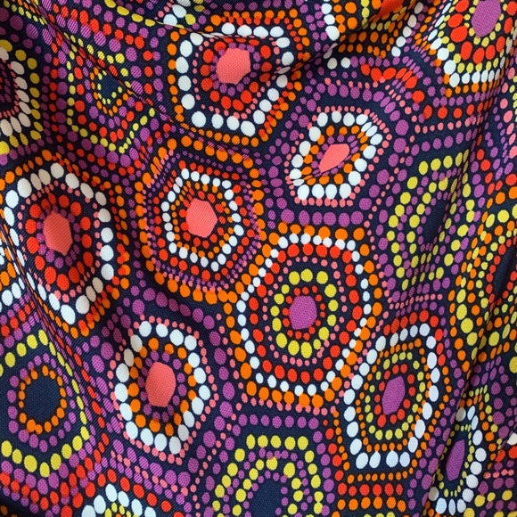 Trina Turk Archer Geometric Print Wrap dress - Picture 4 of 7